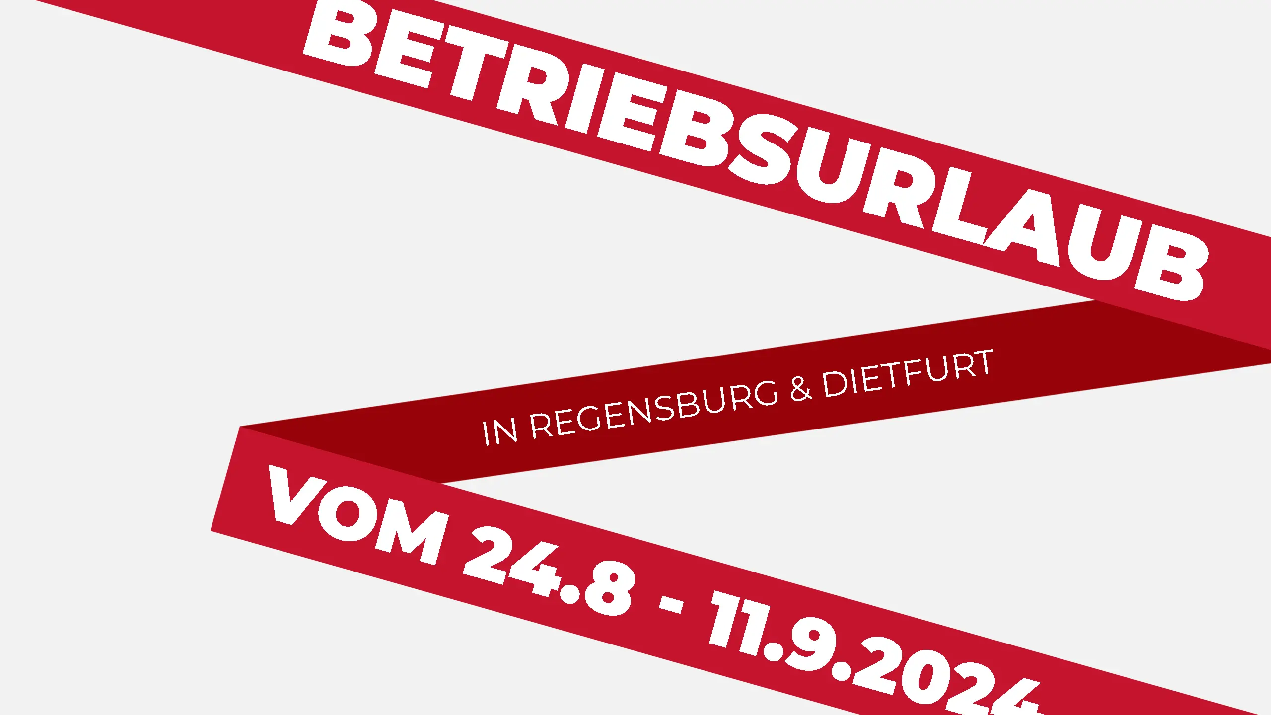 Betriebsurlaub in Regensburg und Dietfurt